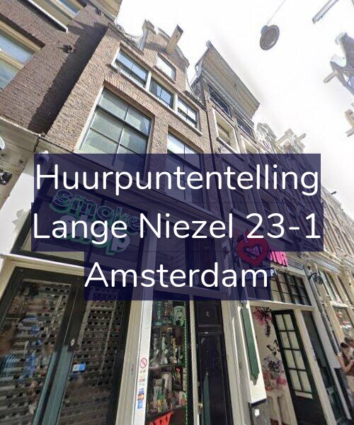 Foto gevel Huurpuntentelling voor Lange Niezel 23-1, Amsterdam