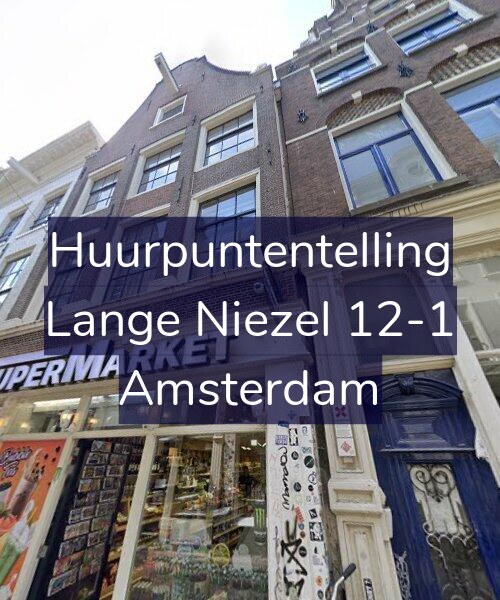 Foto gevel Huurpuntentelling voor Lange Niezel 12-1, Amsterdam