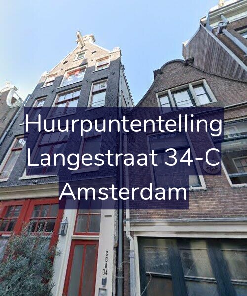 Foto gevel Huurpuntentelling voor Langestraat 34-C, Amsterdam