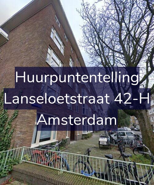 Foto gevel Huurpuntentelling voor Lanseloetstraat 42-H, Amsterdam