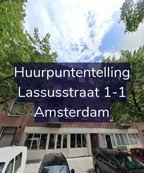 Foto gevel Huurpuntentelling voor Lassusstraat 1-1, Amsterdam