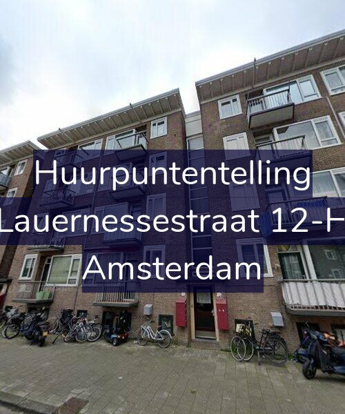 Foto gevel Huurpuntentelling voor Lauernessestraat 12-H, Amsterdam