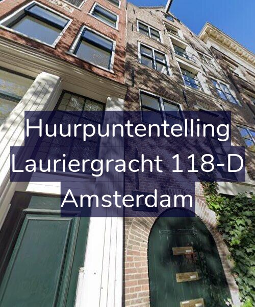 Foto gevel Huurpuntentelling voor Lauriergracht 118-D, Amsterdam