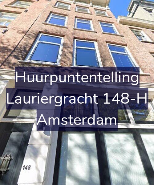 Foto gevel Huurpuntentelling voor Lauriergracht 148-H, Amsterdam
