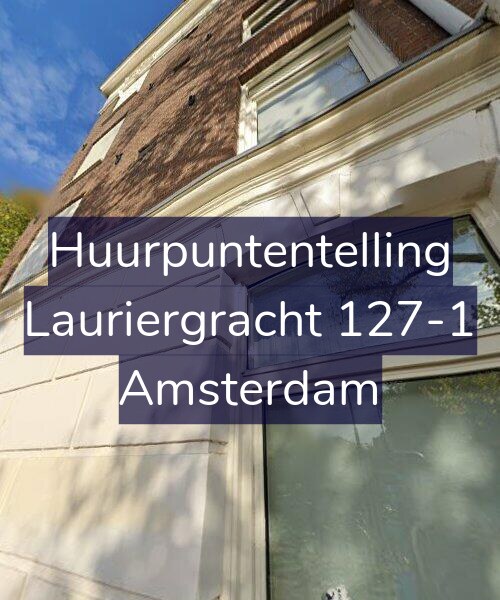 Foto gevel Huurpuntentelling voor Lauriergracht 127-1, Amsterdam