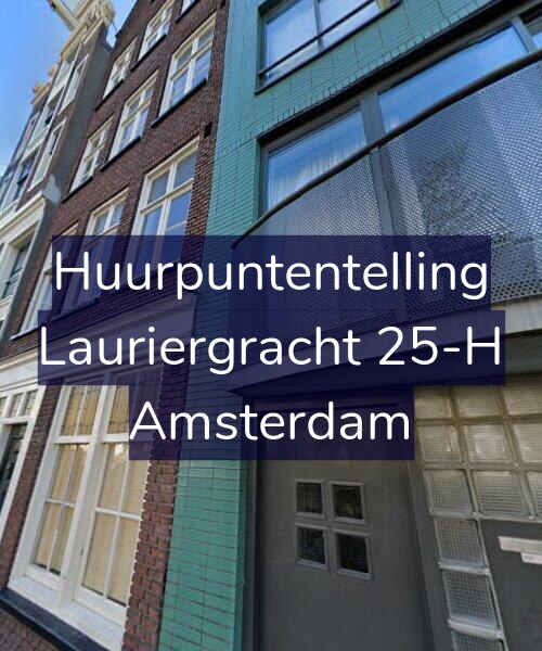 Foto gevel Huurpuntentelling voor Lauriergracht 25-H, Amsterdam