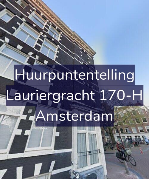 Foto gevel Huurpuntentelling voor Lauriergracht 170-H, Amsterdam
