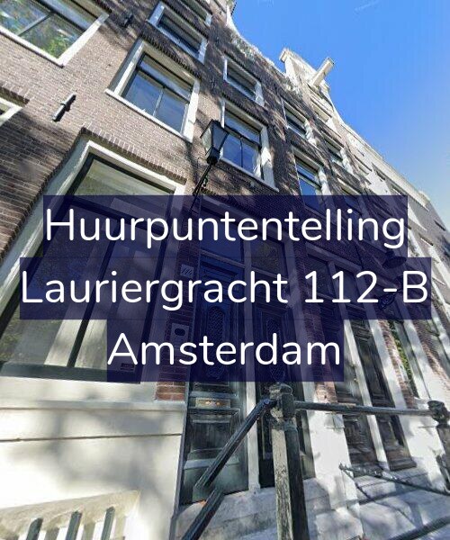 Foto gevel Huurpuntentelling voor Lauriergracht 112-B, Amsterdam