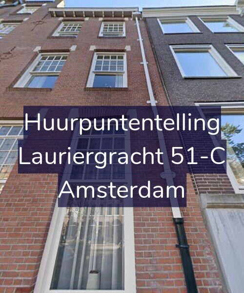 Foto gevel Huurpuntentelling voor Lauriergracht 51-C, Amsterdam