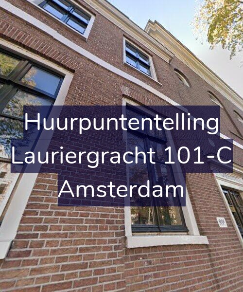Foto gevel Huurpuntentelling voor Lauriergracht 101-C, Amsterdam