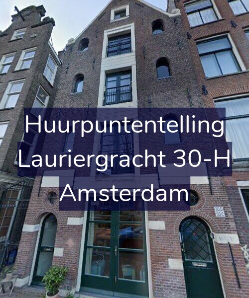 Foto gevel Huurpuntentelling voor Lauriergracht 30-H, Amsterdam