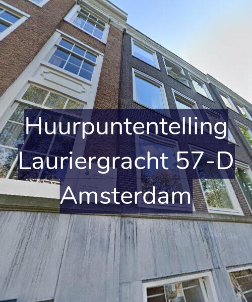 Foto gevel Huurpuntentelling voor Lauriergracht 57-D, Amsterdam