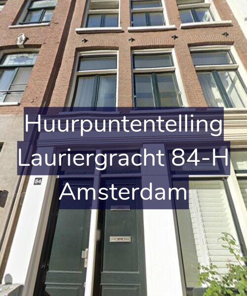 Foto gevel Huurpuntentelling voor Lauriergracht 84-H, Amsterdam