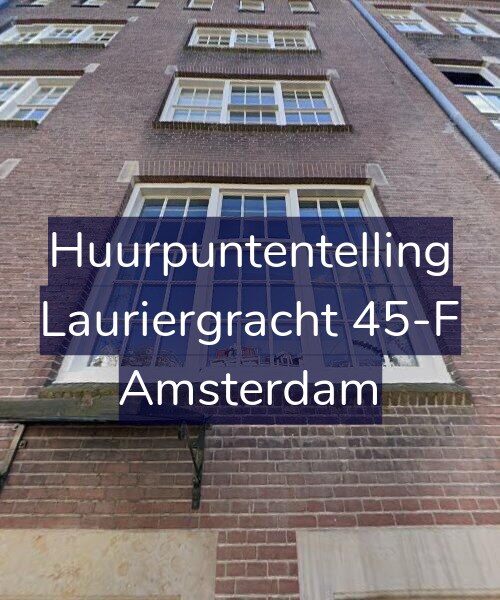 Foto gevel Huurpuntentelling voor Lauriergracht 45-F, Amsterdam