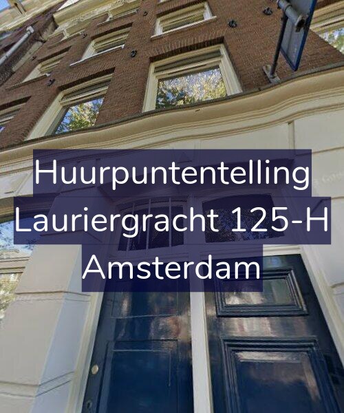 Foto gevel Huurpuntentelling voor Lauriergracht 125-H, Amsterdam