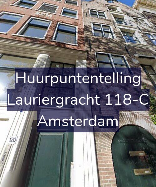 Foto gevel Huurpuntentelling voor Lauriergracht 118-C, Amsterdam