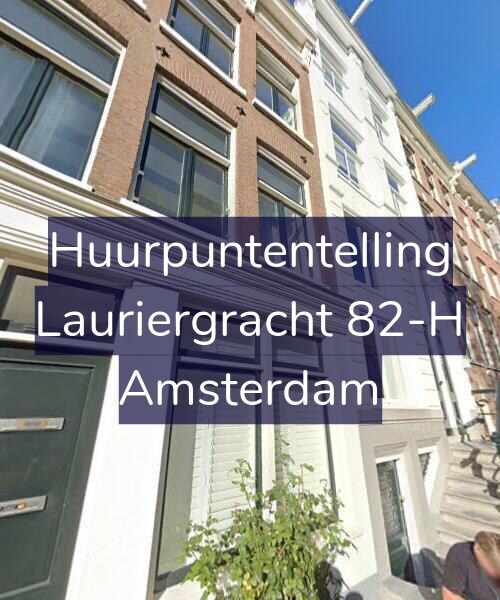Foto gevel Huurpuntentelling voor Lauriergracht 82-H, Amsterdam