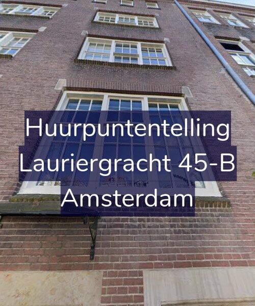 Foto gevel Huurpuntentelling voor Lauriergracht 45-B, Amsterdam