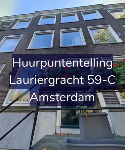Foto gevel Huurpuntentelling voor Lauriergracht 59-C, Amsterdam