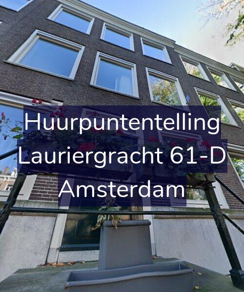 Foto gevel Huurpuntentelling voor Lauriergracht 61-D, Amsterdam