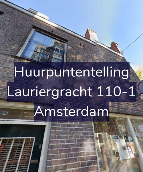 Foto gevel Huurpuntentelling voor Lauriergracht 110-1, Amsterdam