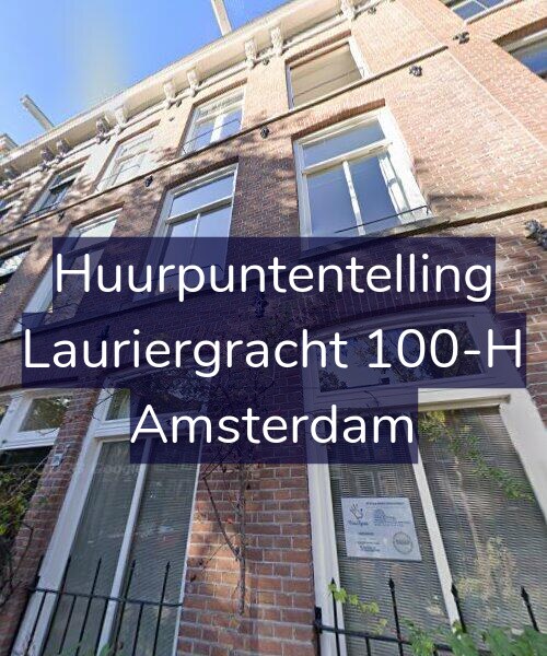 Foto gevel Huurpuntentelling voor Lauriergracht 100-H, Amsterdam