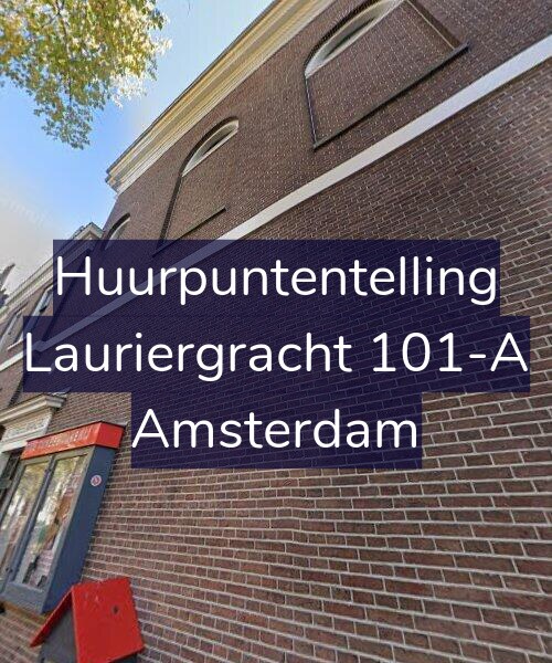 Foto gevel Huurpuntentelling voor Lauriergracht 101-A, Amsterdam