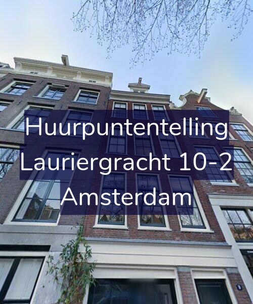 Foto gevel Huurpuntentelling voor Lauriergracht 10-2, Amsterdam