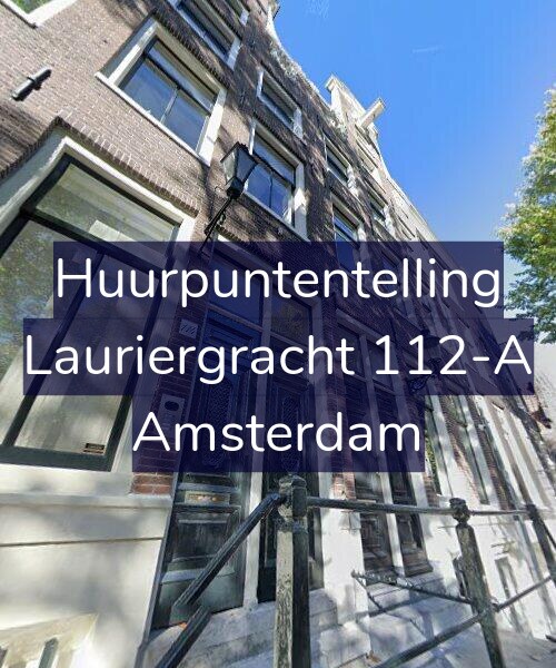 Foto gevel Huurpuntentelling voor Lauriergracht 112-A, Amsterdam