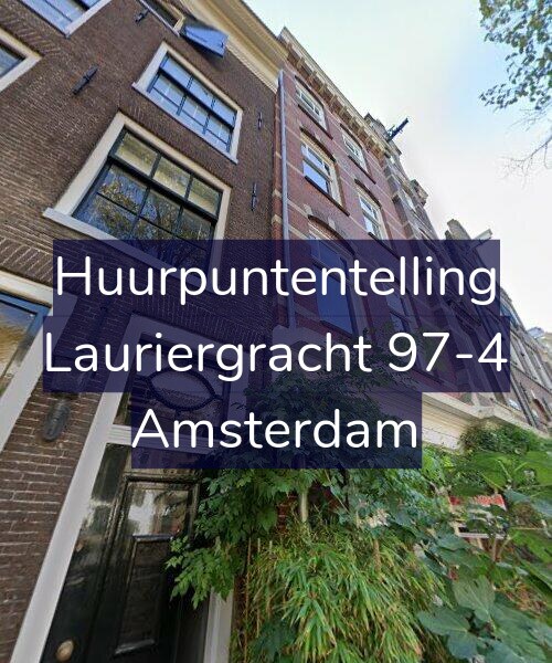 Foto gevel Huurpuntentelling voor Lauriergracht 97-4, Amsterdam