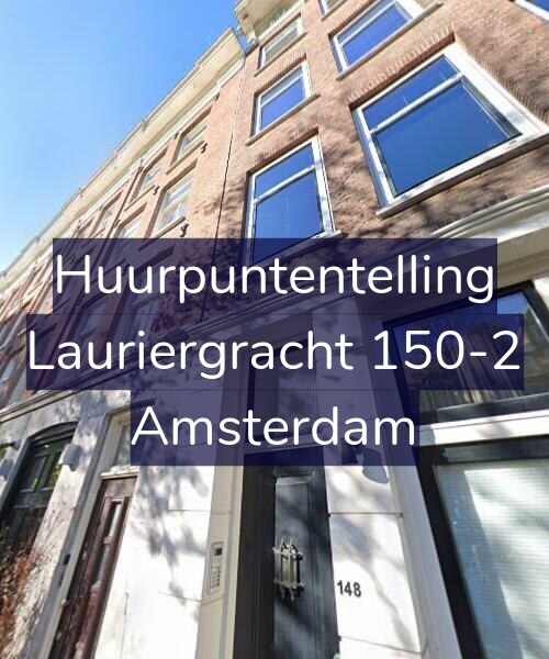 Foto gevel Huurpuntentelling voor Lauriergracht 150-2, Amsterdam