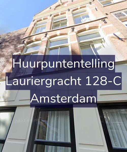 Foto gevel Huurpuntentelling voor Lauriergracht 128-C, Amsterdam