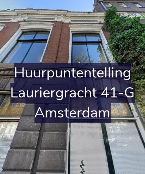 Foto gevel Huurpuntentelling voor Lauriergracht 41-G, Amsterdam