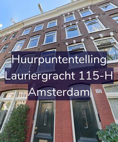 Foto gevel Huurpuntentelling voor Lauriergracht 115-H, Amsterdam