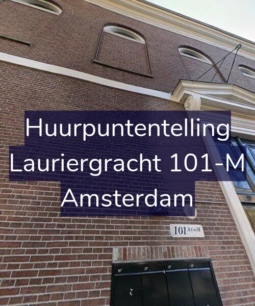 Foto gevel Huurpuntentelling voor Lauriergracht 101-M, Amsterdam