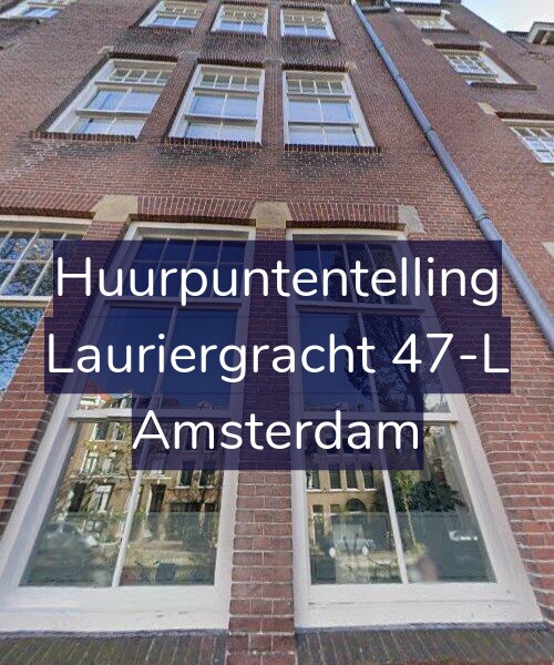 Foto gevel Huurpuntentelling voor Lauriergracht 47-L, Amsterdam