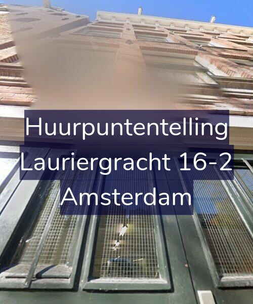 Foto gevel Huurpuntentelling voor Lauriergracht 16-2, Amsterdam