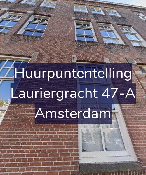Foto gevel Huurpuntentelling voor Lauriergracht 47-A, Amsterdam