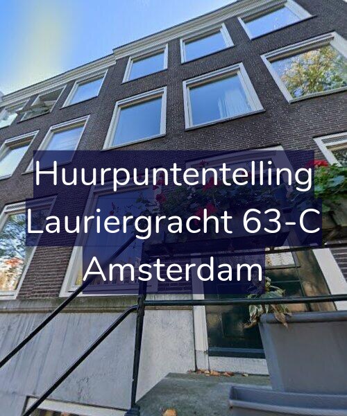 Foto gevel Huurpuntentelling voor Lauriergracht 63-C, Amsterdam