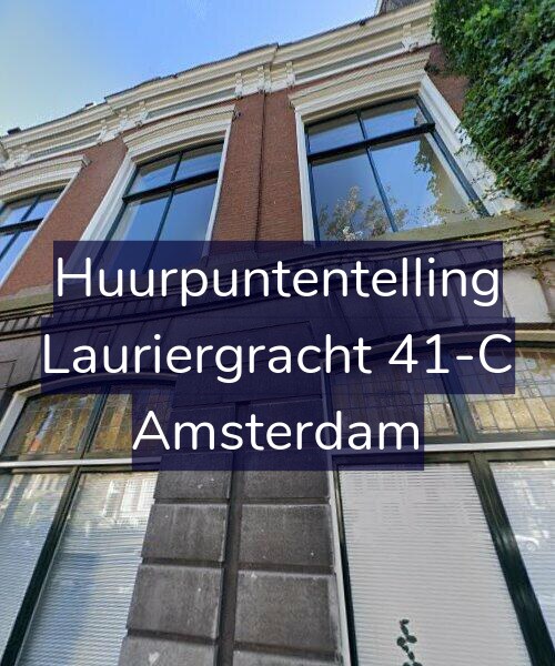 Foto gevel Huurpuntentelling voor Lauriergracht 41-C, Amsterdam