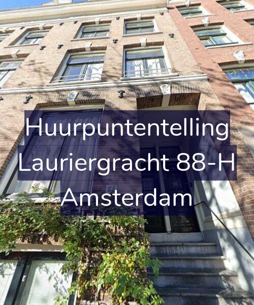 Foto gevel Huurpuntentelling voor Lauriergracht 88-H, Amsterdam