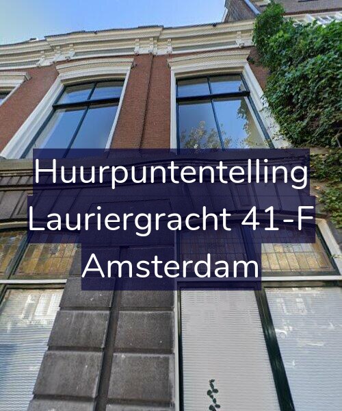 Foto gevel Huurpuntentelling voor Lauriergracht 41-F, Amsterdam