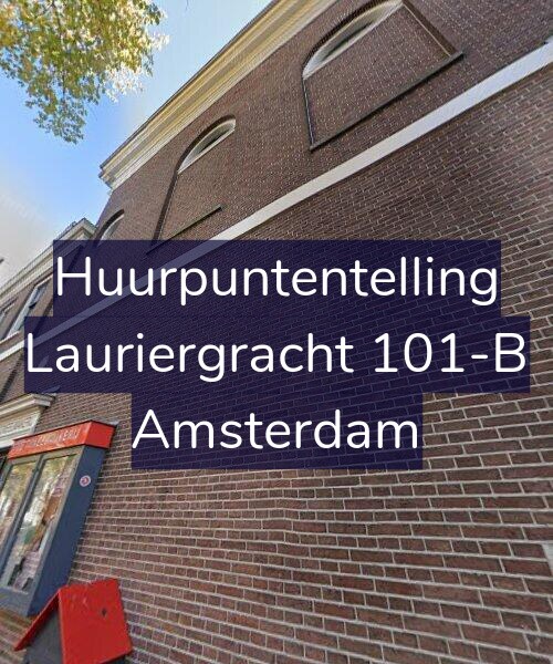 Foto gevel Huurpuntentelling voor Lauriergracht 101-B, Amsterdam