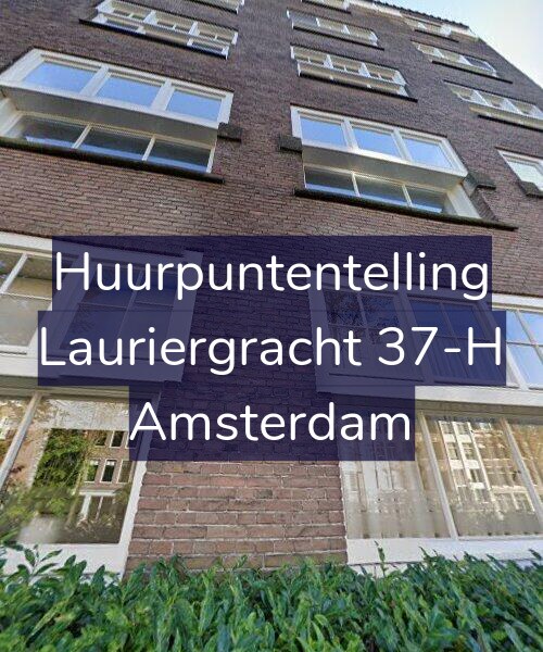 Foto gevel Huurpuntentelling voor Lauriergracht 37-H, Amsterdam