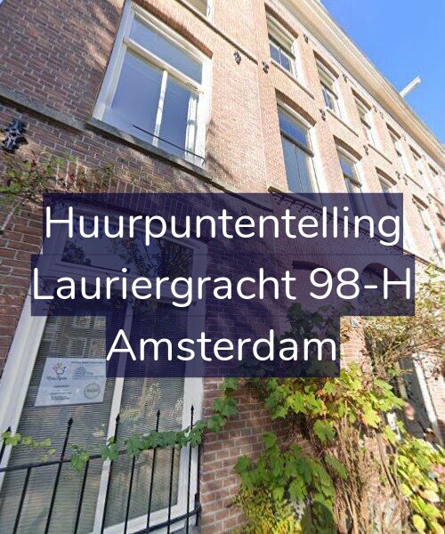 Foto gevel Huurpuntentelling voor Lauriergracht 98-H, Amsterdam