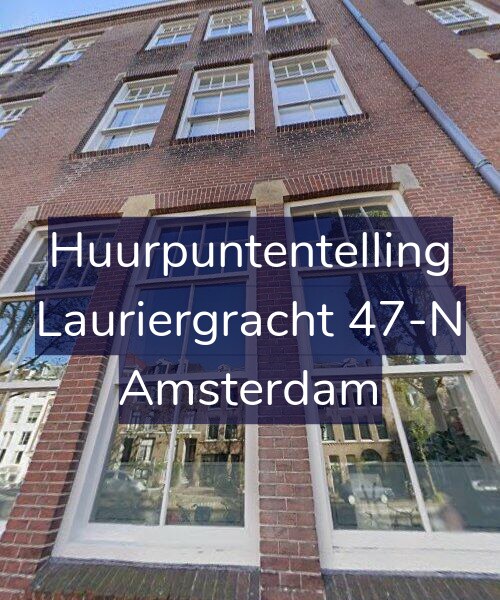 Foto gevel Huurpuntentelling voor Lauriergracht 47-N, Amsterdam