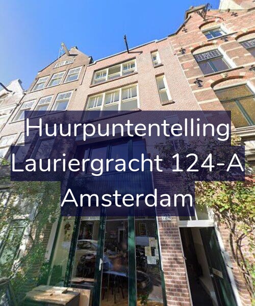 Foto gevel Huurpuntentelling voor Lauriergracht 124-A, Amsterdam