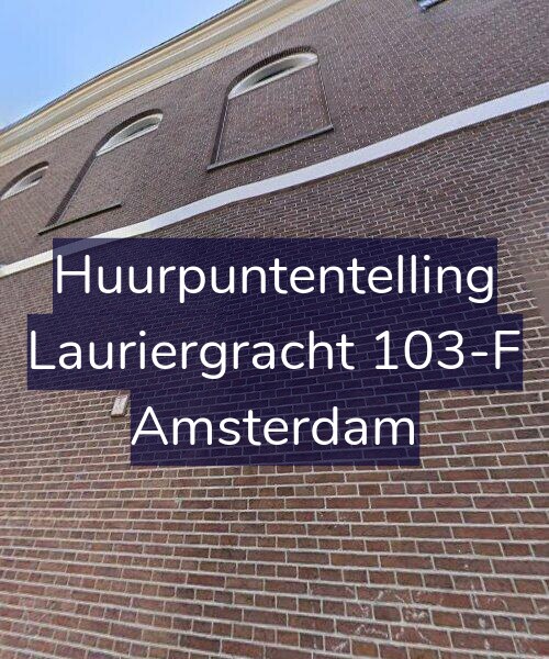 Foto gevel Huurpuntentelling voor Lauriergracht 103-F, Amsterdam