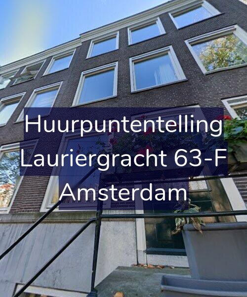 Foto gevel Huurpuntentelling voor Lauriergracht 63-F, Amsterdam