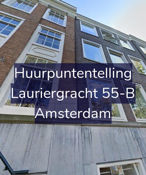 Foto gevel Huurpuntentelling voor Lauriergracht 55-B, Amsterdam